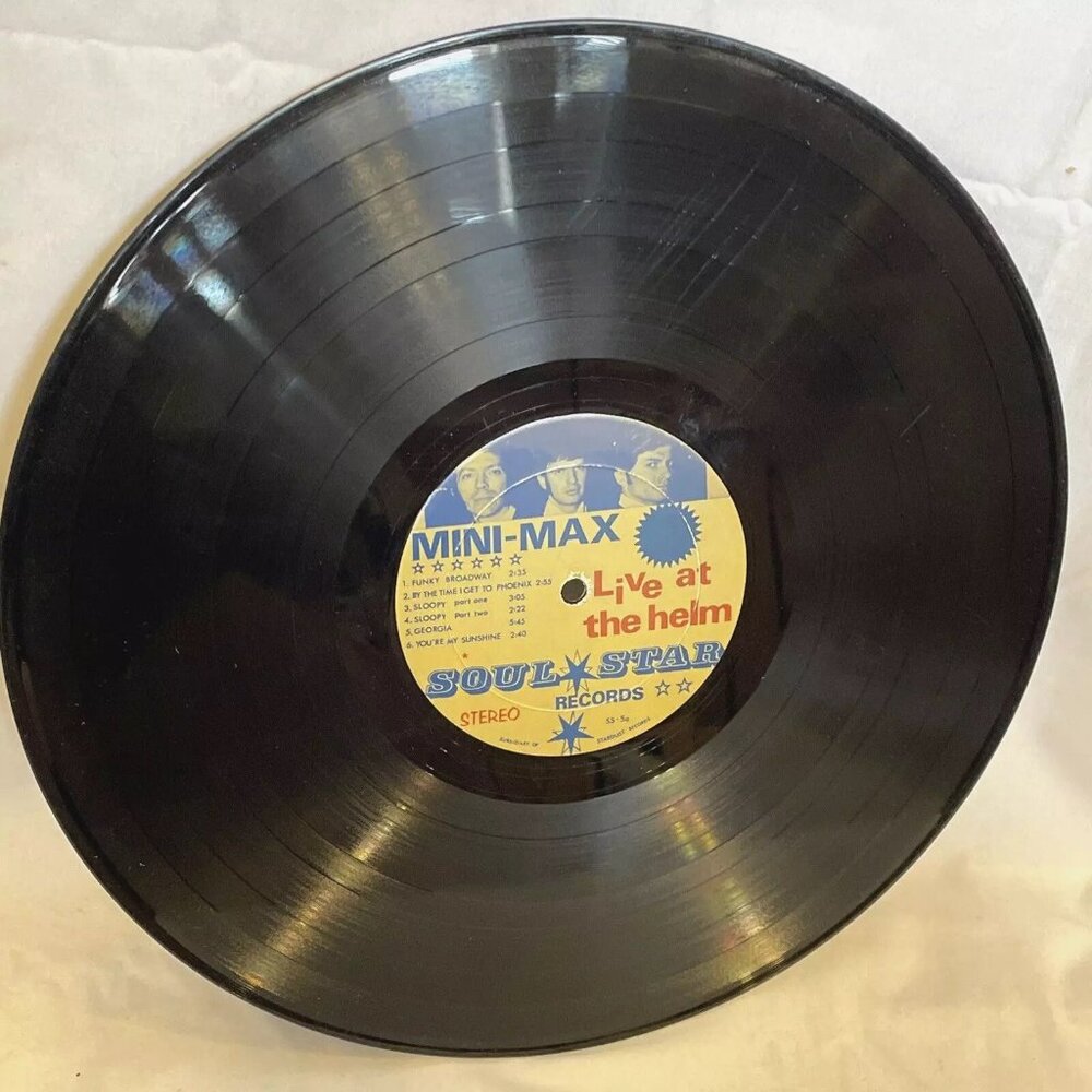Mini-Max Sok It To Yer Baby (Live At The Helm)(1967) Soul Star RECORD ONLY VG+